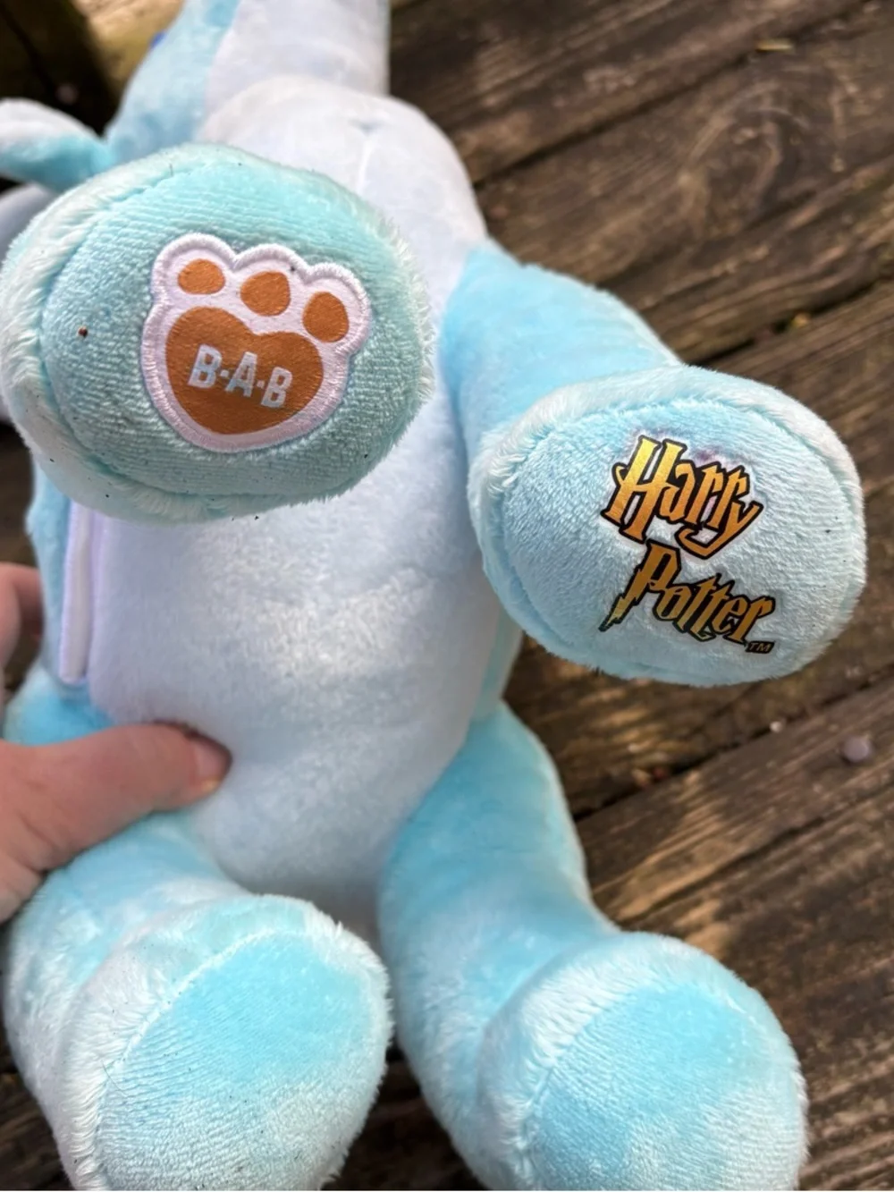 Build A Bear Harry Potter Blue Stag Deer Patronus Plush Stuffed LIGHT UP !